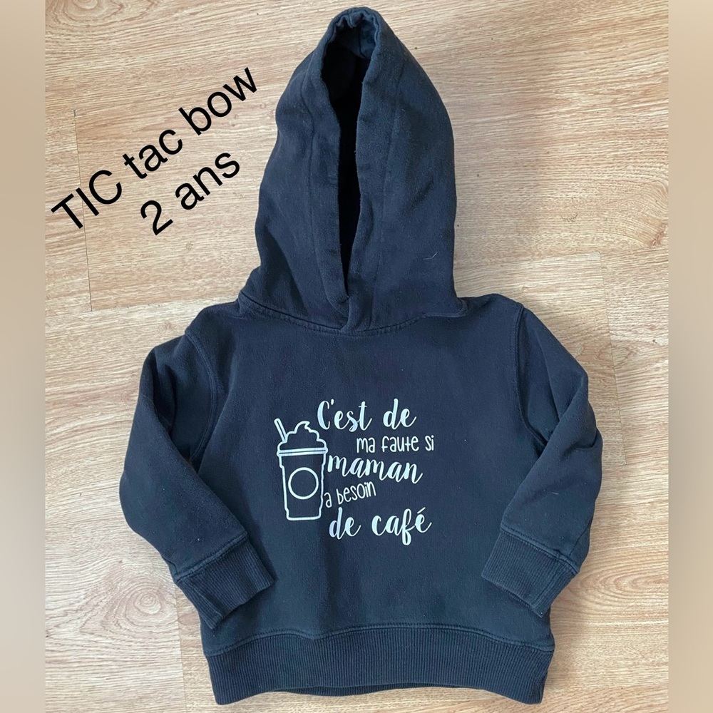 ❤️3/30 Kids Black Hoodie